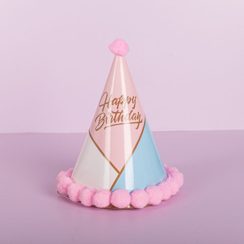 Blue Happy Bday Topper 